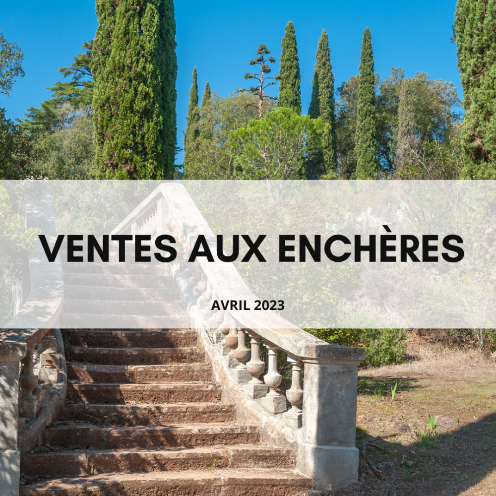 Ventes aux enchères Draguignan Avril 2023