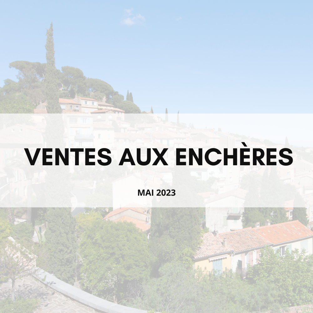 VENTES AUX ENCHÈRES DRAGUIGNAN MAI  2023